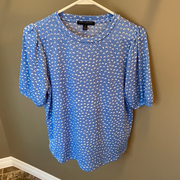 Banana Republic blue blouse - small - Picture 1 of 3